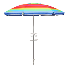 Mountview 2M Outdoor Beach Umbrellas Sand Colorful-1954802439458787336