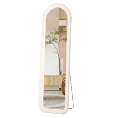 Flannel Arch Framed Full Length Mirror-1954802411201761288