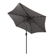 Centra 2.7M LED Outdoor Umbrella Base Stand Grey-1954802421616218120