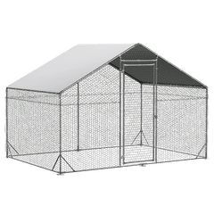 Pawz 200x300x194cm Large Metal Walk-in Chicken Coop Cage-1954802466965032968