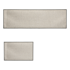 Marlow Kitchen Rug 2PCS Woven Non Slip Absorbent Grey-1954802460874903560