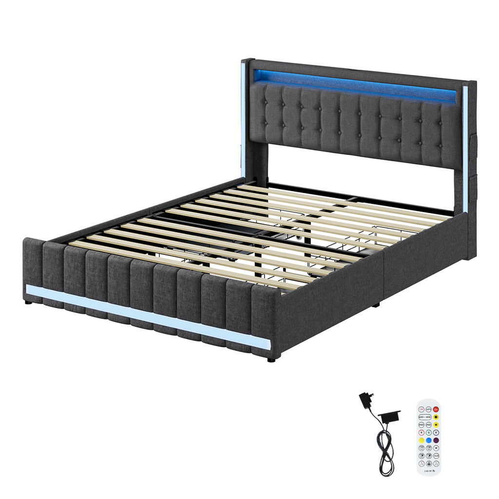 Levede Double Bed Frame-1954802406722244616