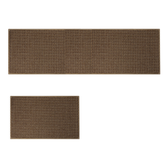 Marlow Kitchen Rug 2PCS Woven Non Slip Absorbent Brown-1954802460694548488