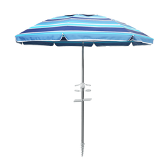 Mountview 2.2M Outdoor Beach Umbrellas Sand Blue-1954802439291015176