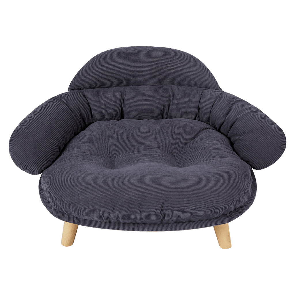 Pawz Elevated Pet Dog Cat Sofa Bed Couch XL Size Grey-1954802453354516488