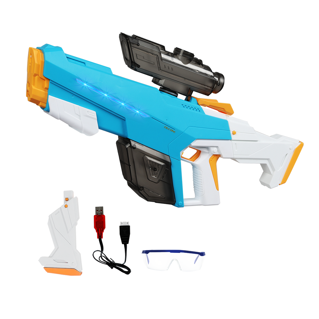 Kids Automatic Electric Water Gun with LED-1954802418688593928