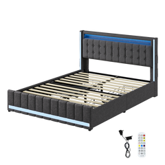Levede Queen Bed Frame-1954802406902599688