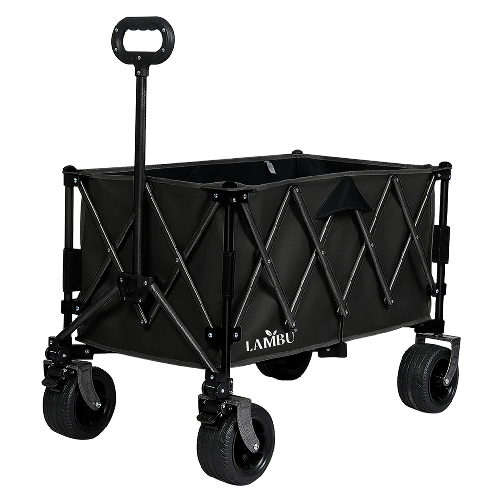Lambu Folding Wagon Cart Black-1954802441979564040