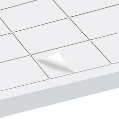 100 Sheet A4 Label White Matte Self Adhesive Sticker-1954802469351591939