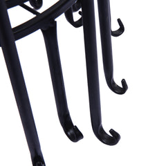 4 x Levede Metal Plant Stand Outdoor Black-1954802661220028421
