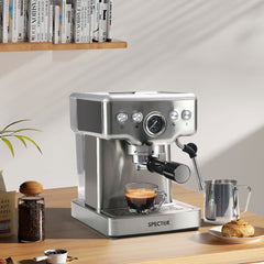 Spector 20 Bar Coffee Machine Espresso Maker with Milk Frother-1954803001893982214