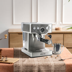 Spector 20 Bar Coffee Machine Espresso Maker with Milk Frother-1954803001893982215