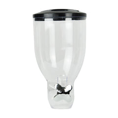 TOQUE Double Cereal Dispenser Dry Food Black-1954802892053549061