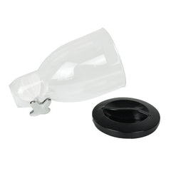 TOQUE Double Cereal Dispenser Dry Food Black-1954802892053549062
