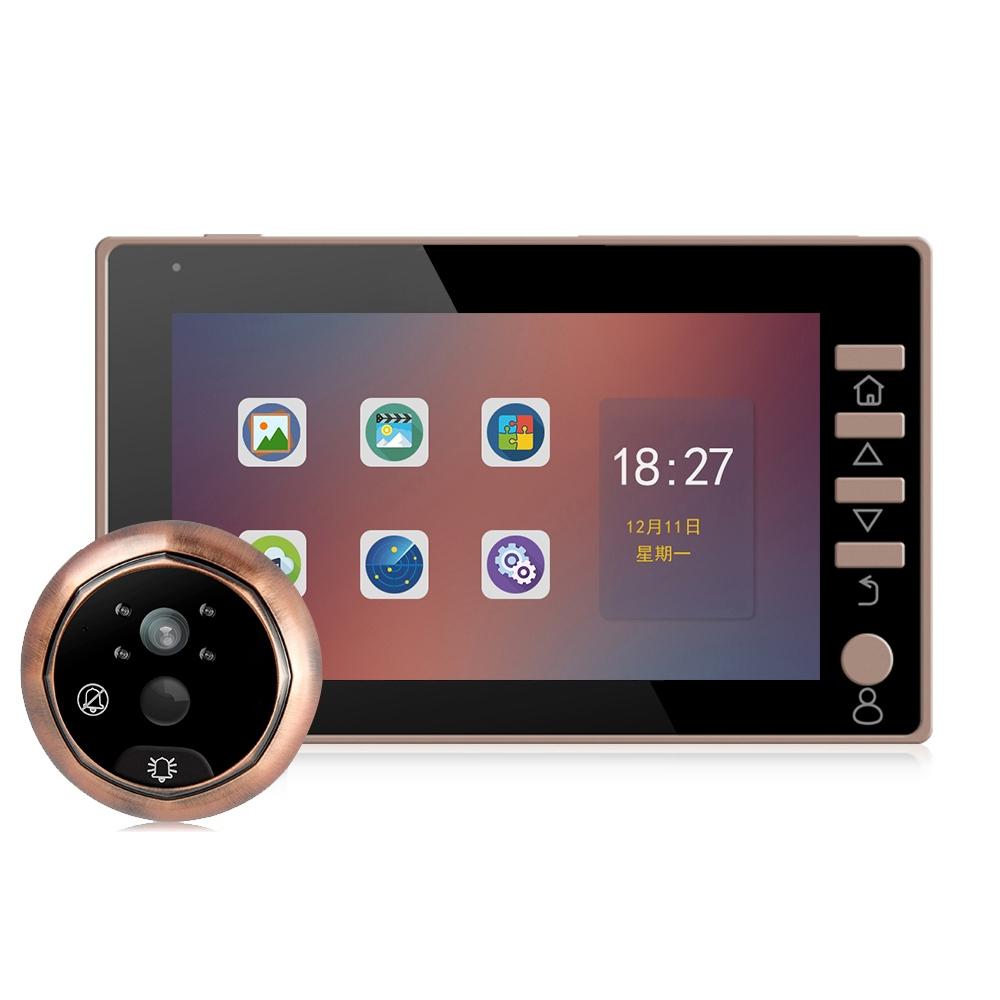 4.5 Screen Security Camera With Night Vision & Motion Detection - Tf Card Support-1915197779823693824