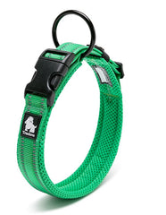 True Love Heavy Duty Reflective Dog Collar - Green, 2XS-1962324885443317760