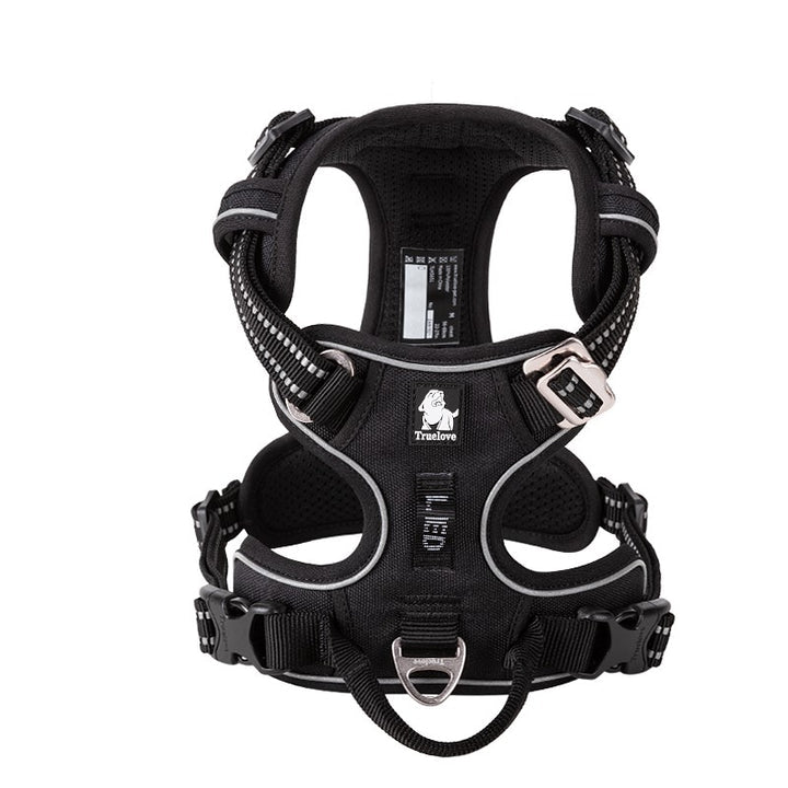 True Love No Pull Explosion Proof Dog Harness - Black, S-1831155630392610817