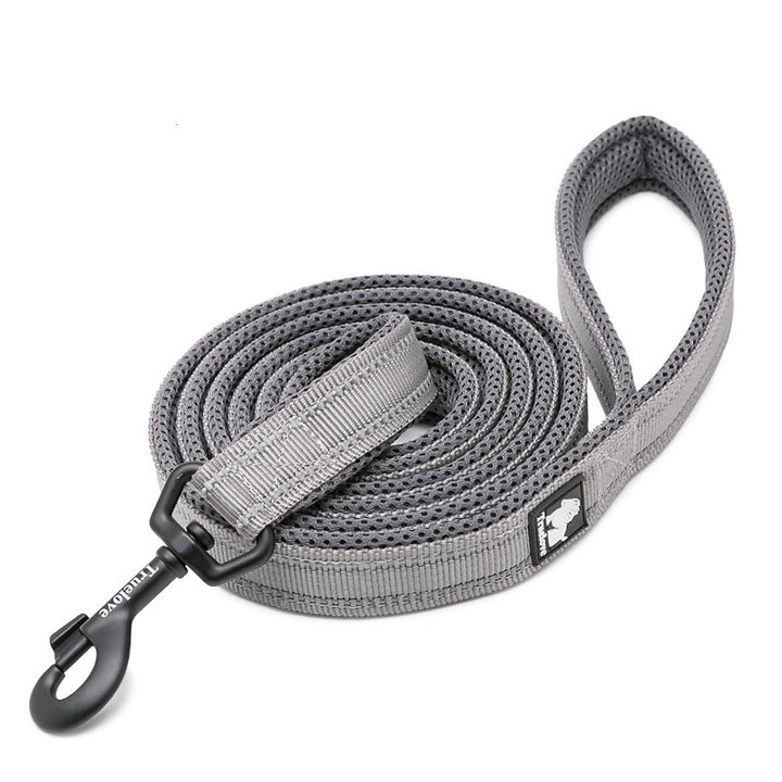 True Love Reflective Pet Leash 2m - Grey, XS-1962324900152741889