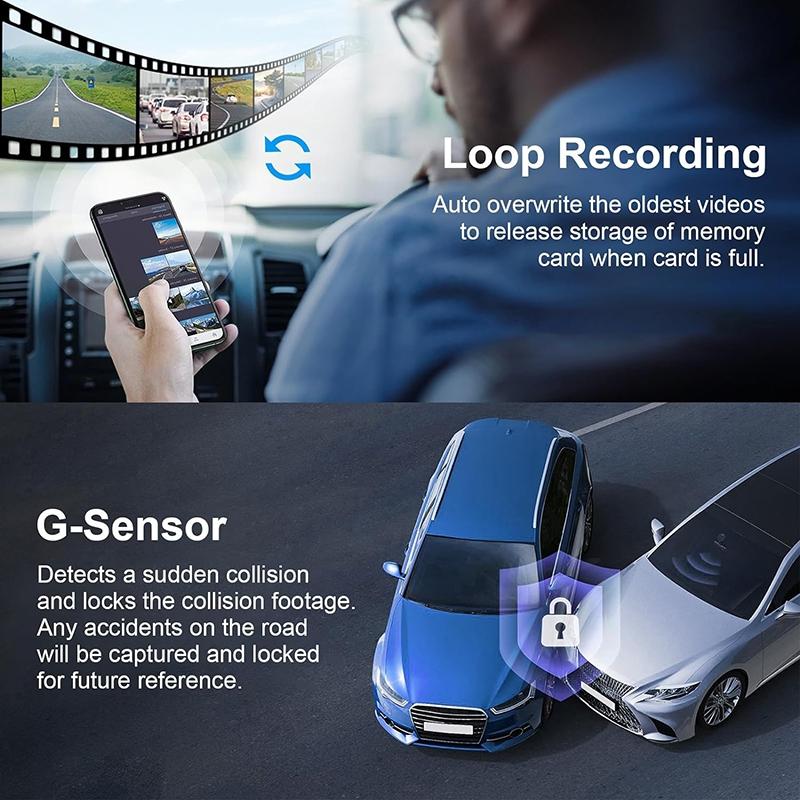 4K Dual Dash Cam For Driving - Km15-1915197585736470536