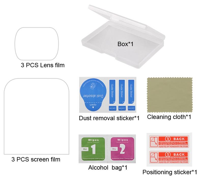 6-Piece Tempered Glass Film Set For Dji Pocket Gimbal-1915197915970801671