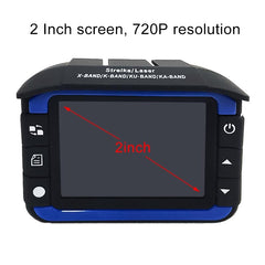 2.4 Video Camera Dvr & Radar Detector - Hd 720P-1915197560365125640