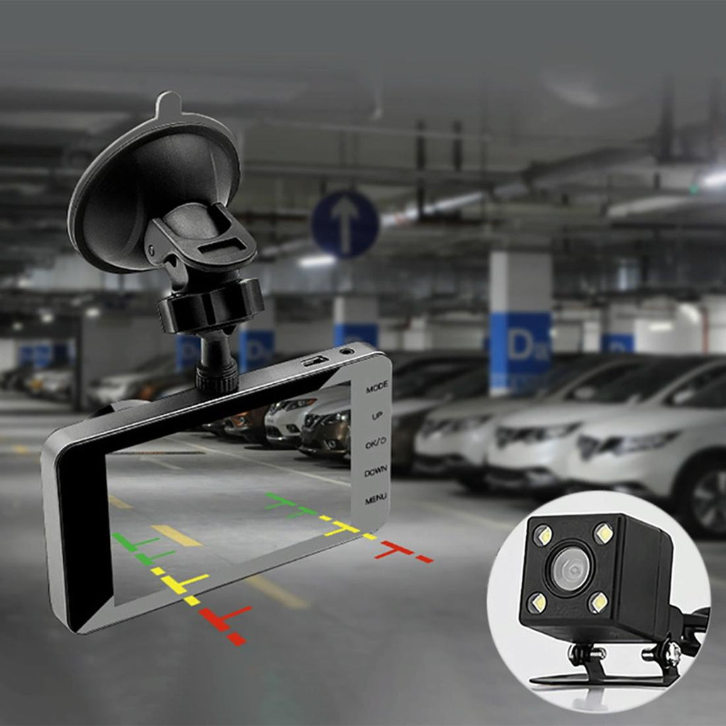 Full Hd 1080P Car Dvr With 170 Degree Wide Angle - 4 Inch Screen-1915197771820961792