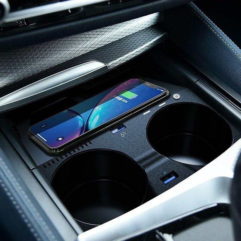 Wireless Charger For Bmw M5 2018-2021 - 10W Qi Standard Quick Charging-1915197929791033350