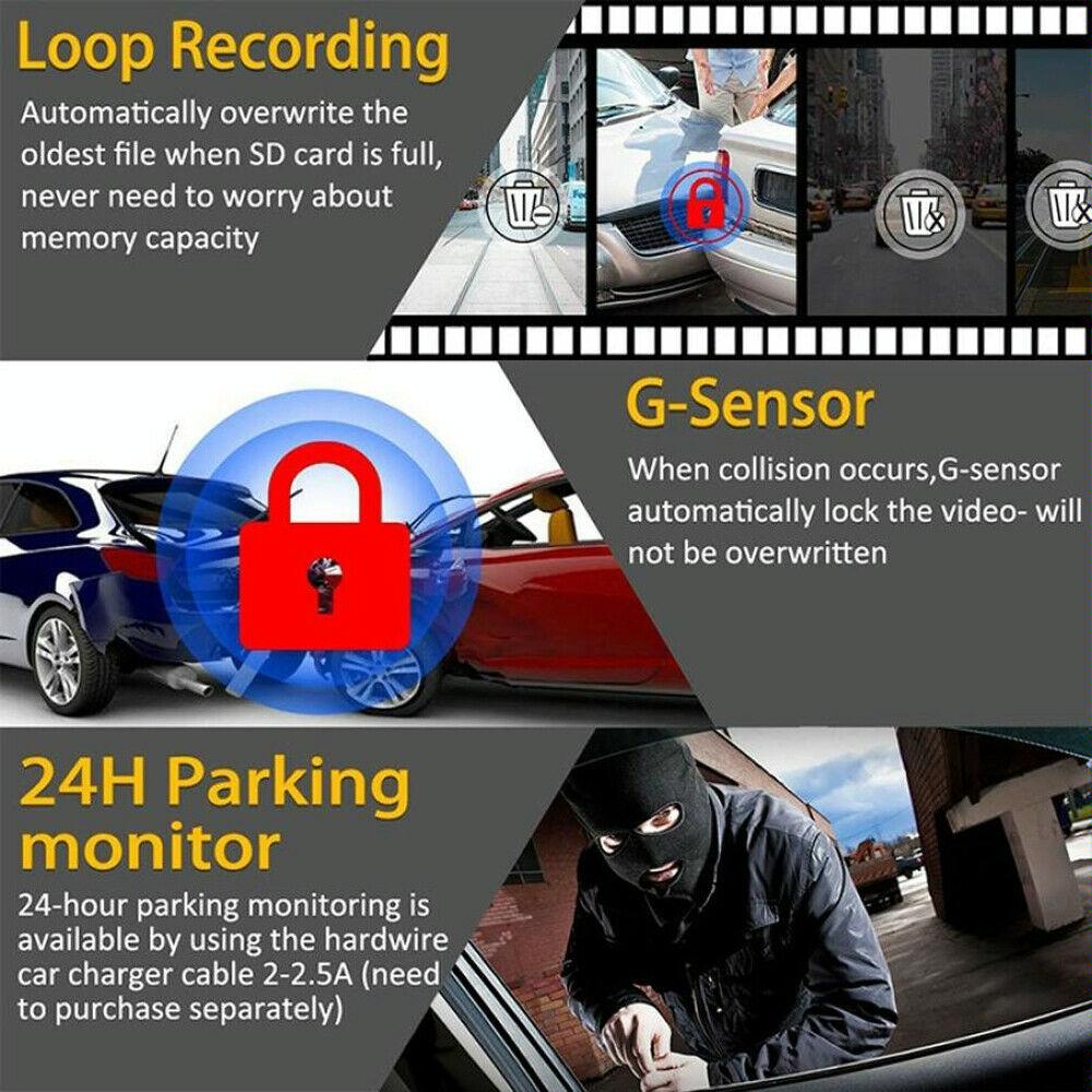 5.5 Car Dual Recording Media Dash Cam With Night Vision-1915197594003443716