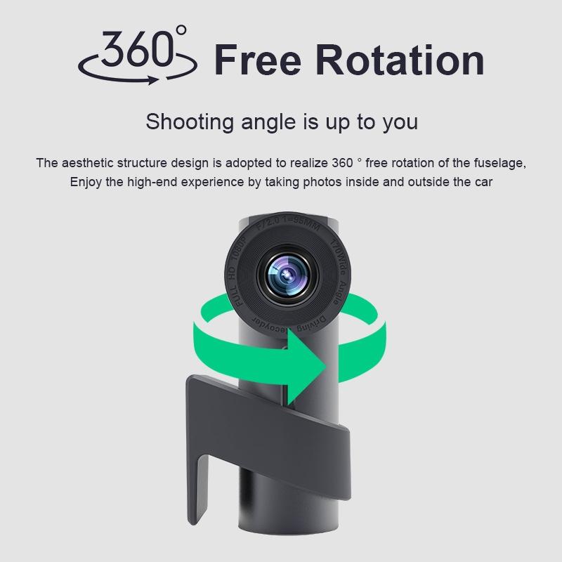 360 Degree Hidden Car Wifi Driving Recorder With Single Camera-1915198237585838082