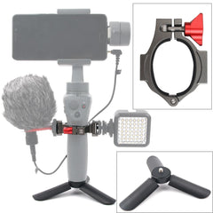 Compact Tripod Mount For Dji Mobile 2 With Flashlight Extension-1915197820533608448
