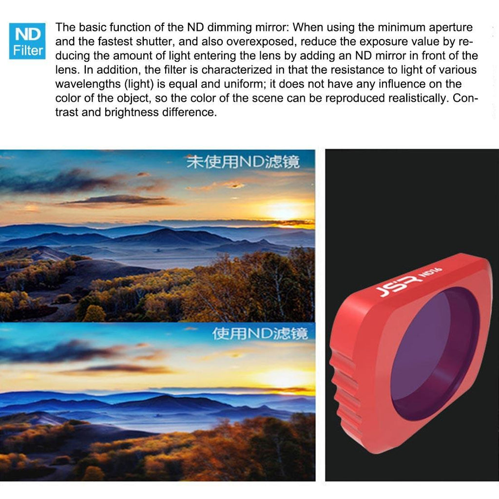 6-In-1 Hd Slim Lens Filter Set For Dji Pocket-1915198438358781955