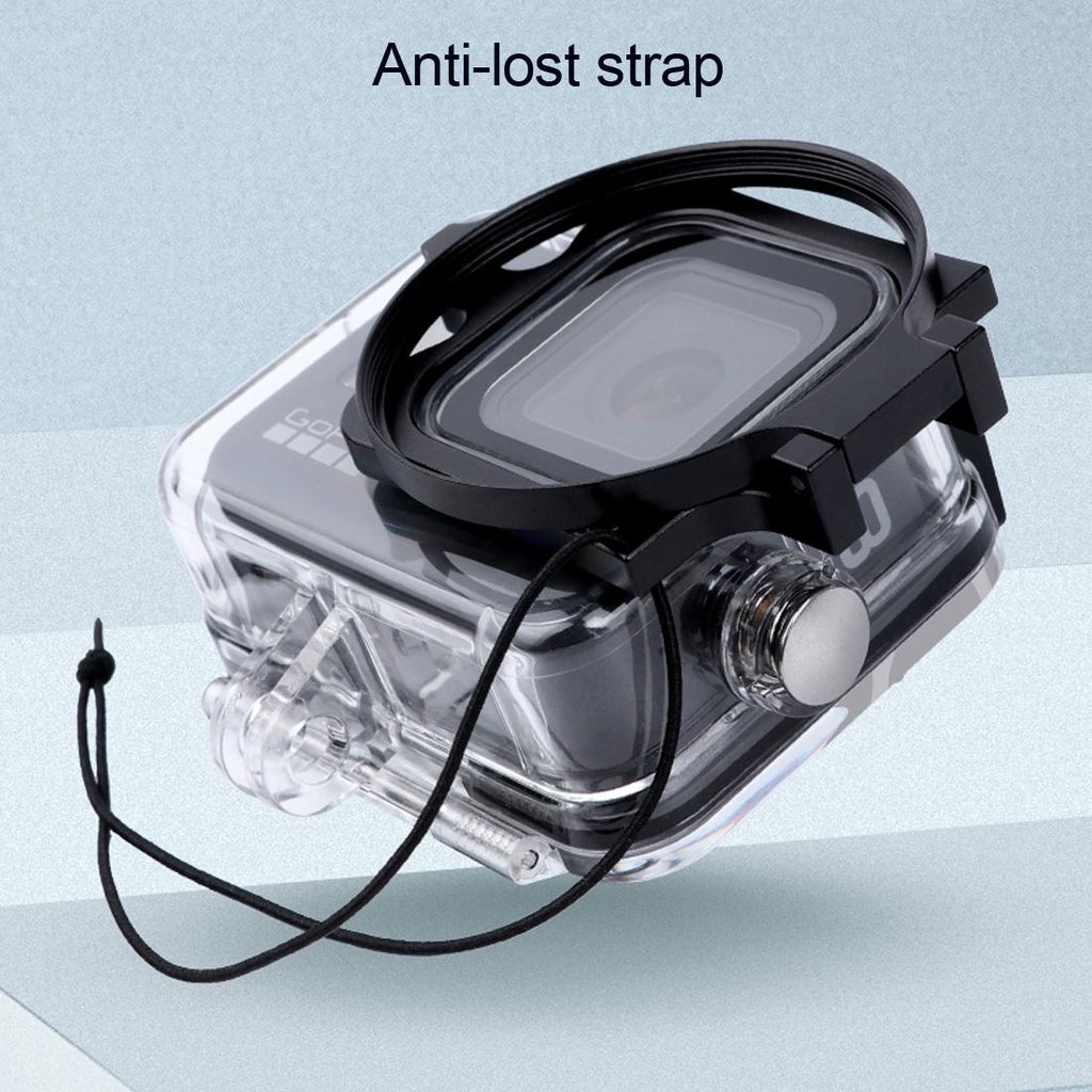 Waterproof Case With Lens Cap For Gopro Hero8 - 58Mm Filter Adapter-1915197746655137795