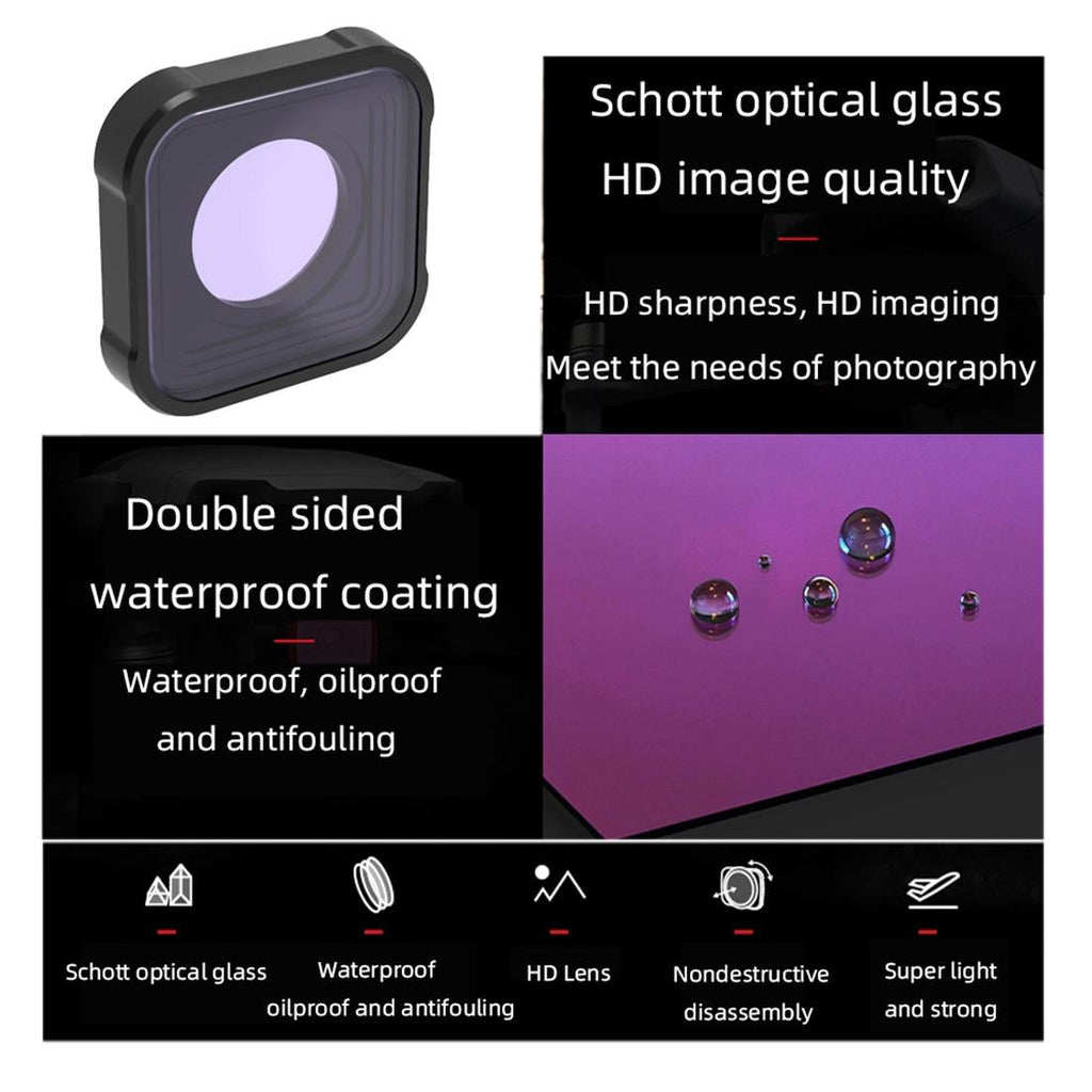 Kb Series Lens Filter For Gopro Hero10 / 9 - Compact & Effective-1915198245865394179