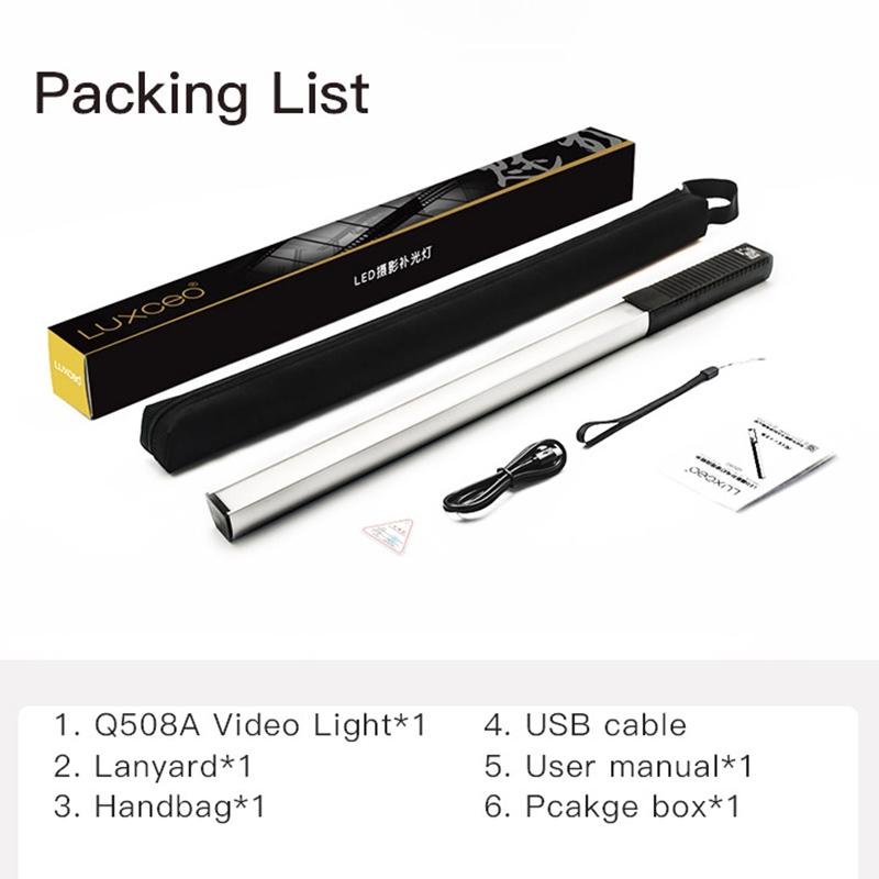 8-Colour Led Stick Video Light With Remote Control-1964932336835497989