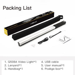 8-Colour Led Stick Video Light With Remote Control-1964932336835497989