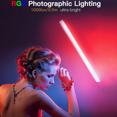 8-Colour Led Stick Video Light With Remote Control-1964932336835497992