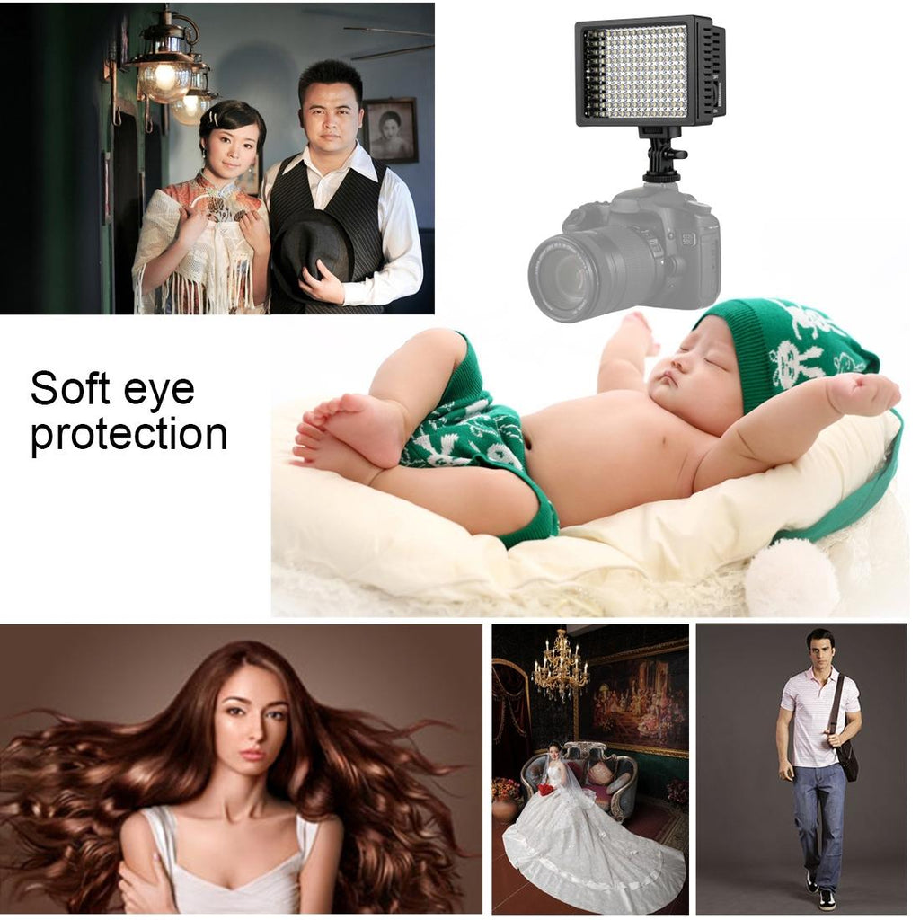 Portable Led Video Light For Dslr Cameras With 3 Filters-1915198125627281410