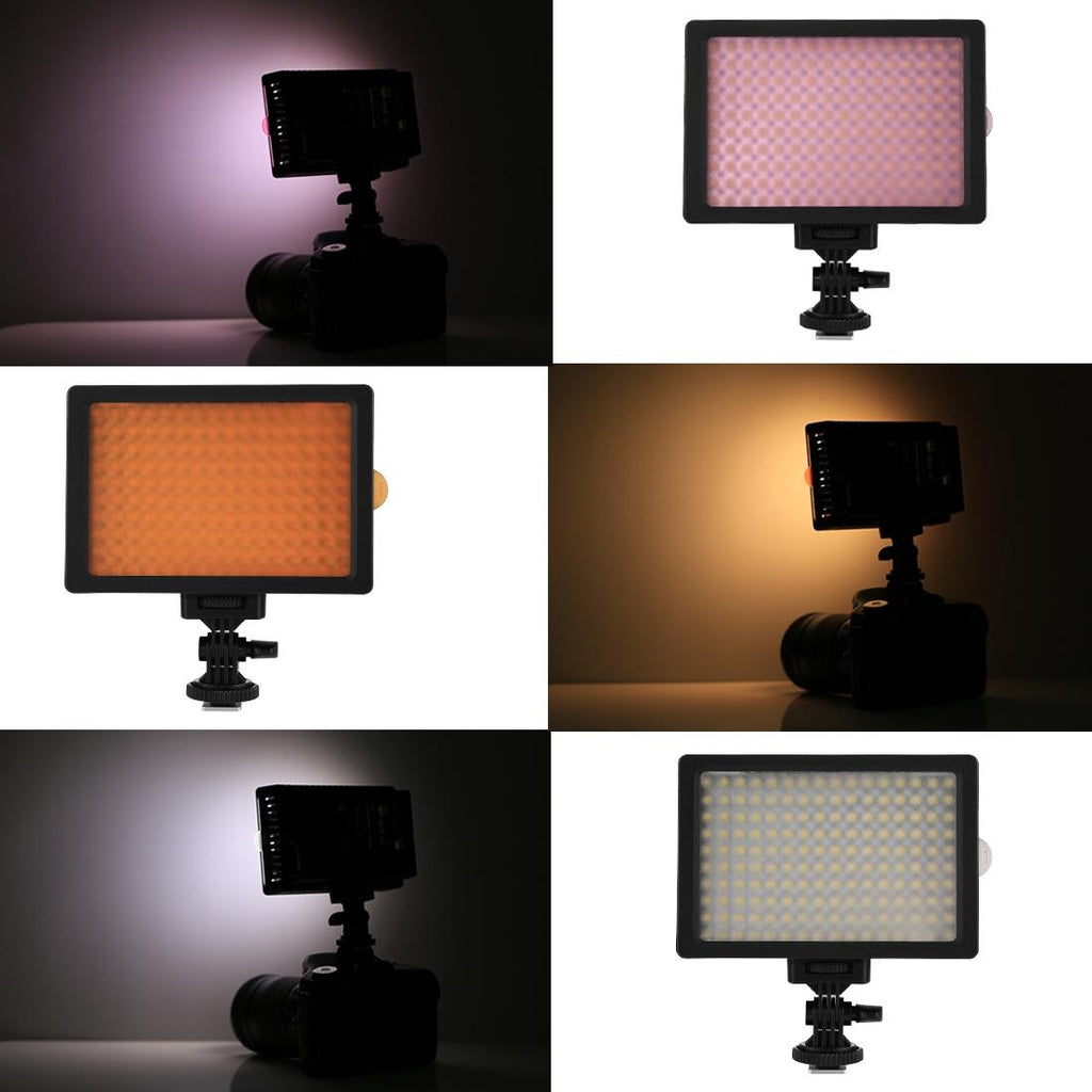 Portable Led Video Light For Dslr Cameras With 3 Filters-1915198125627281417