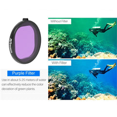 6-In-1 Round Diving Lens Filter For Gopro Hero8-1915197772517216259