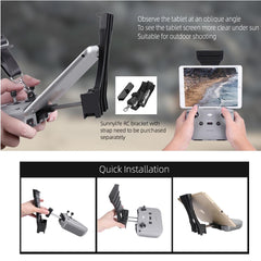 Remote Control Plate Extension Bracket For Dji Mavic Air 2-1969996435634130949