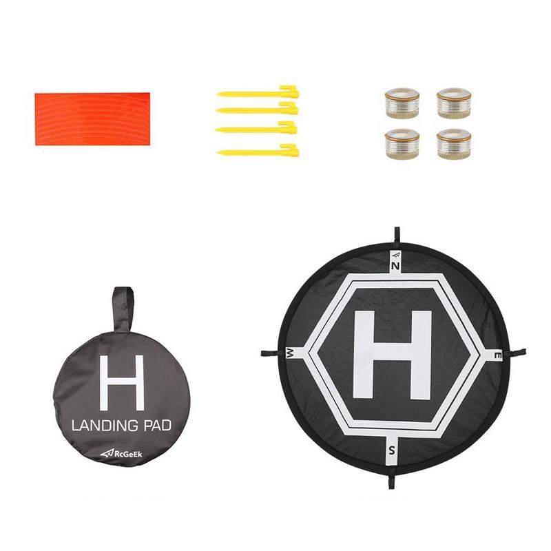 Foldable Landing Pad For Dji Mavic Mini / Air 2S / Fpv - 55Cm Round With Night Light-1915198233991319552