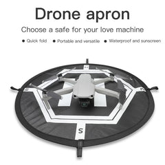 Foldable Landing Pad For Dji Mavic Mini / Air 2S / Fpv - 55Cm Round With Night Light-1915198233991319555