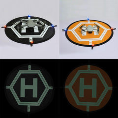 Foldable Landing Pad For Dji Mavic Mini / Air 2S / Fpv - 55Cm Round With Night Light-1915198233991319558