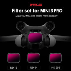 3-In-1 Lens Filter For Dji Mini 3 Pro - Nd16 Nd64 Nd256-1964932337179430914