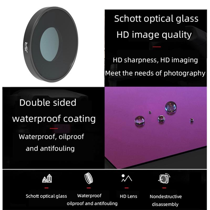 3-Piece Lens Filter Set For Dji Action Camera-1915197538009485315