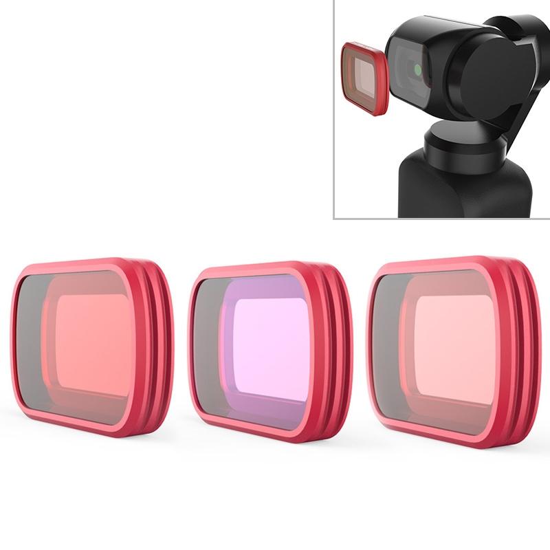 Professional Diving Lens Filter Set For Dji Pocket - 3 Pack-1915197721803886592