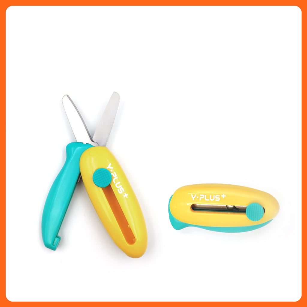 YPlus Cuckoo Spring-Action pocket Scissors-1966287388607123456