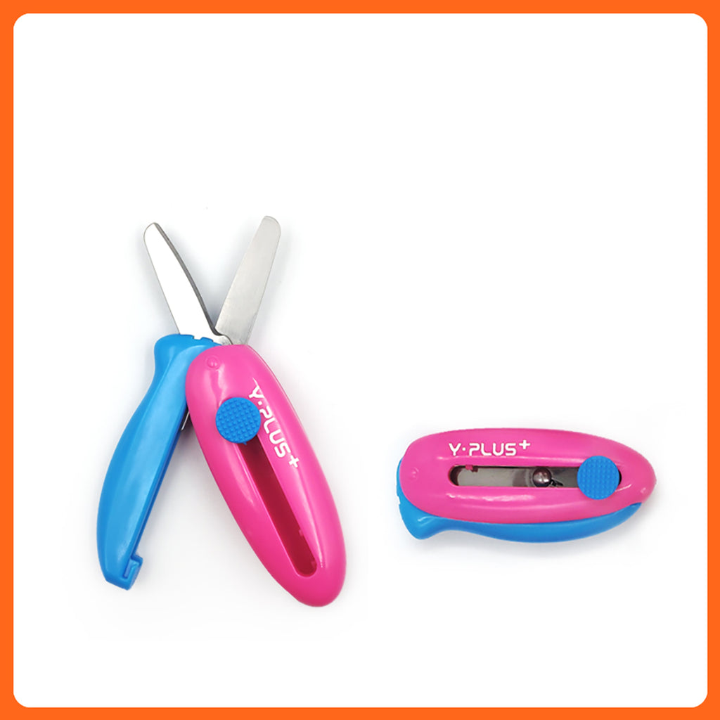 YPlus Cuckoo Spring-Action pocket Scissors-1966287388607123459