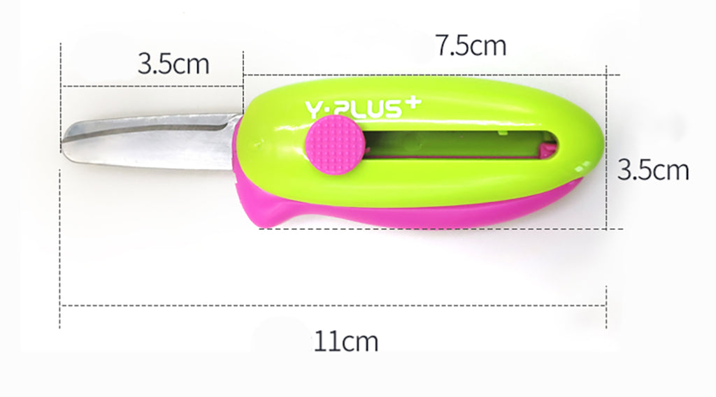 YPlus Cuckoo Spring-Action pocket Scissors-1966287388607123461