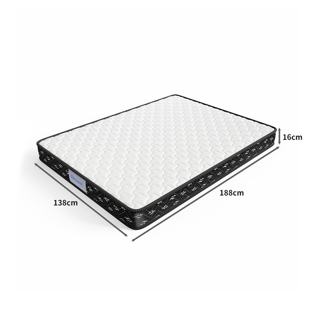Dreamz Spring Mattress Bed Pocket Tight Double-1954802850337001474